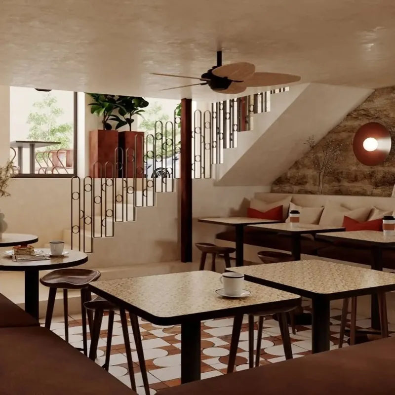 Duna Café seating area